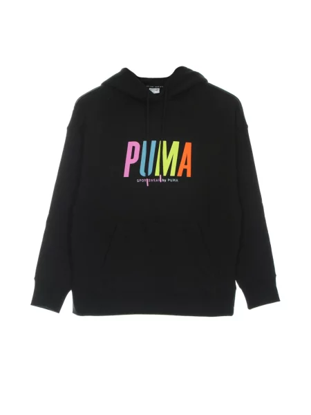 Bluza z kapturem Puma z kapturem czarna