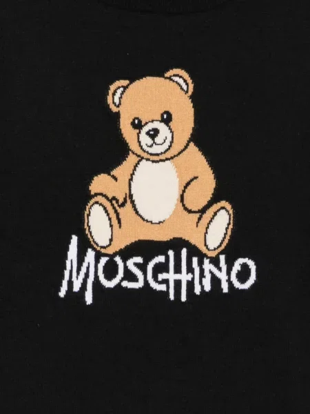 Sweter dziecięcy Moschino czarny