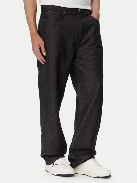 Guess Jeans relaxed fit traperice za muškarce crna
