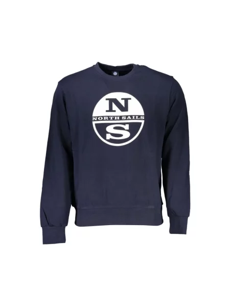 Bluza North Sails z logo niebieska
