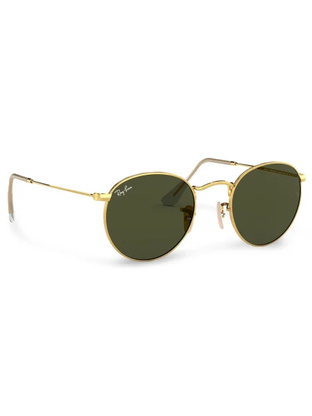 Ray-Ban Napszemüveg Round Metal Arany zöld
