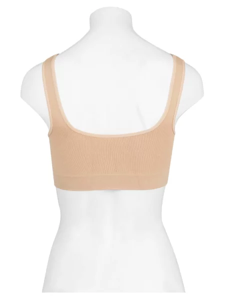 Magic Bodyfashion Gorset Comfort Bra braun biały