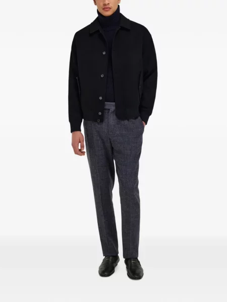 Geacă Ferragamo de lână negru