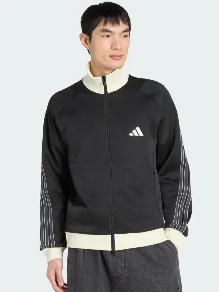 ADIDAS SPORTSWEAR Tréningová bunda Stadium námornícka modrá / čierna / ako vlna biela