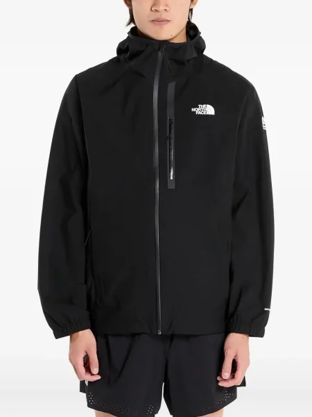 Jachetă cu glugă The North Face cu glugă negru