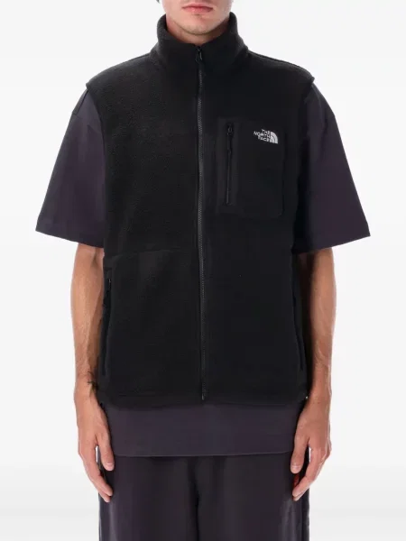 Vestă The North Face din fleece negru