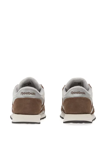 Sneakerși Reebok din piele de căprioară gri