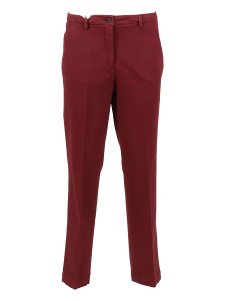 Spodnie Briglia 1949 z kieszeniami zapinanymi na guziki czerwone