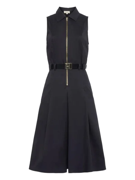 Sukienka koszulowa L'agence garniturowa czarna