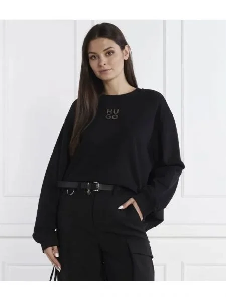HUGO Hanorac Classic Crew negru