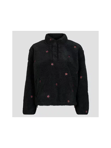 LEVI'S ® Pulover Kasey Sherpa Pullover mornarska / temno zelena / rdeča črna