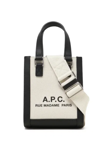 Geantă A.p.c. din canvas alb
