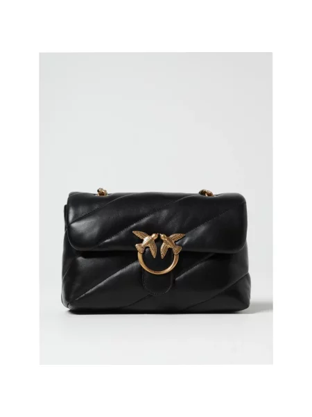 Torebka Pinko zamszowa czarna