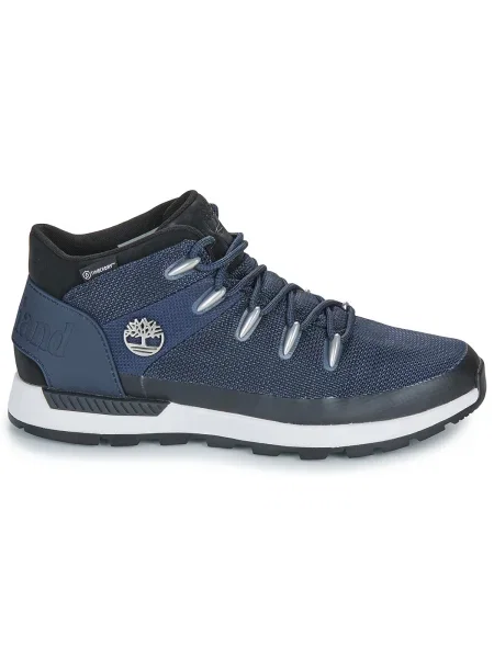 Šnurovacie čipkované tenisky Timberland tmavo modrá
