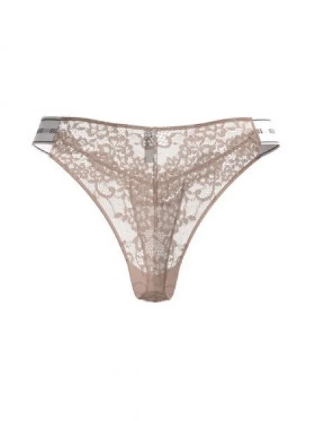 GUESS Tanga gri / mauve / negru alb