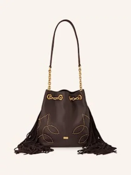 Marc Cain Vaková Kabelka S Nýty dark wood