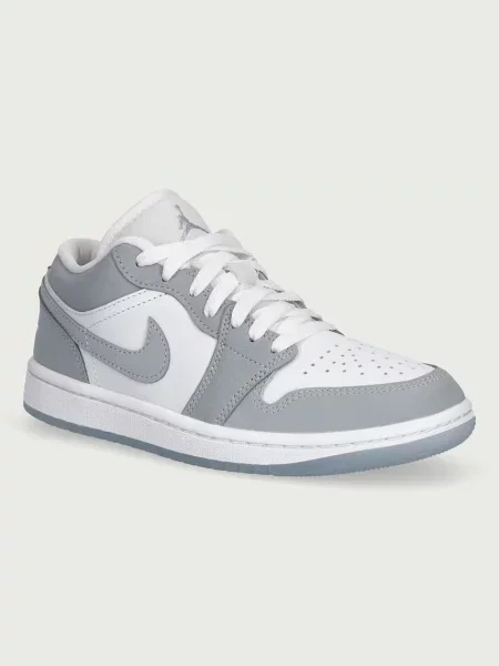 Jordan Air 1 Low sneakersy skórzane szare