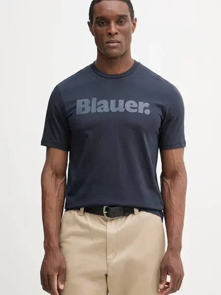 Blauer tricou din BOURN