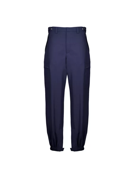 Spodnie cargo Dior niebieskie