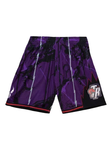 Pantaloni scurți Mitchell & Ness violet
