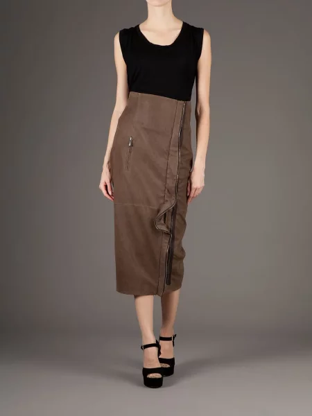 Fusta maxi Haider Ackermann maro