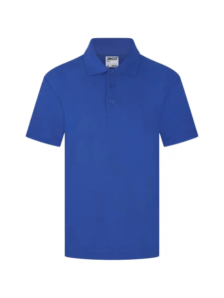 Koszulka polo dziecięca Zeco Schoolwear niebieska
