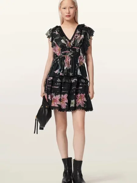 Блузка Allsaints с рюшами