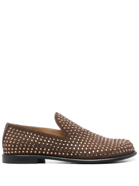Pantofi loafer Jw Anderson de cristal maro