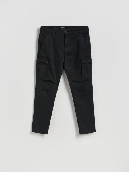Reserved Pantaloni cargo negru