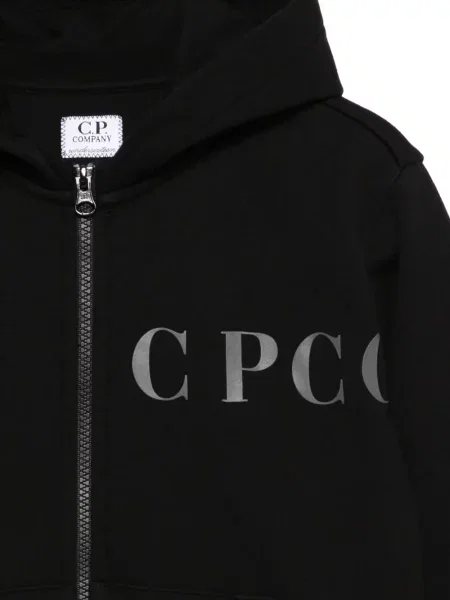 Bluza z kapturem dziecięca C.p. Company czarna
