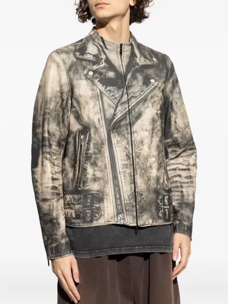 Geanta de piele Diesel negru