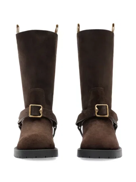 Botine Burberry din piele maro