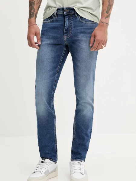 Дънки Tommy Jeans мъжки тъмносиньо синьо