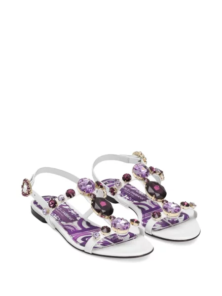 Sandale Dolce & Gabbana alb