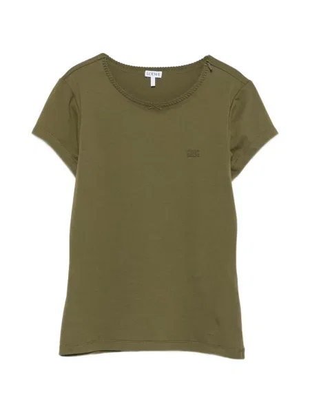 Tricou Loewe cu broderie verde