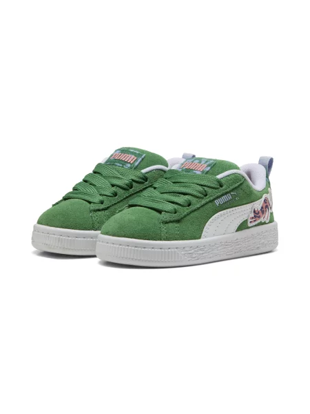 PUMA Sneakersy dla małych dzieci Suede XL Cats Club Buty 21 zielony