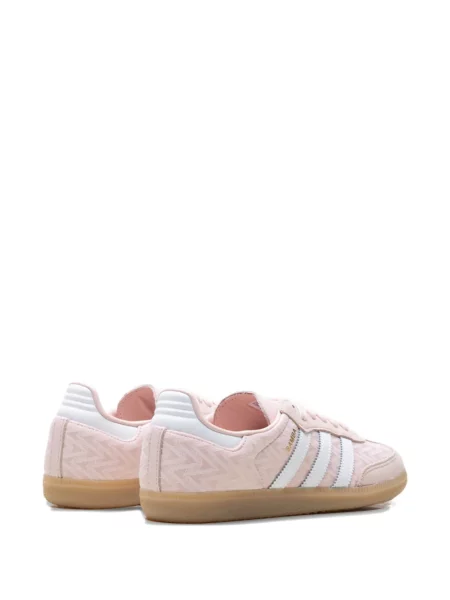 Sneakerși Adidas Samba cu șireturi din dantelă alb