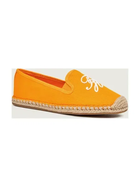 Espadrile Tommy Hilfiger Th Script Summer Espadrille portocaliu