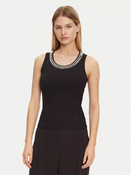 Marciano Guess Τοπ Regular Fit μαύρο