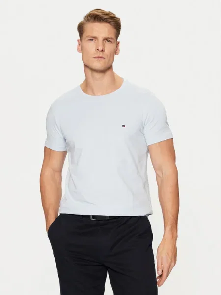 Тениска Tommy Hilfiger светлосиньо
