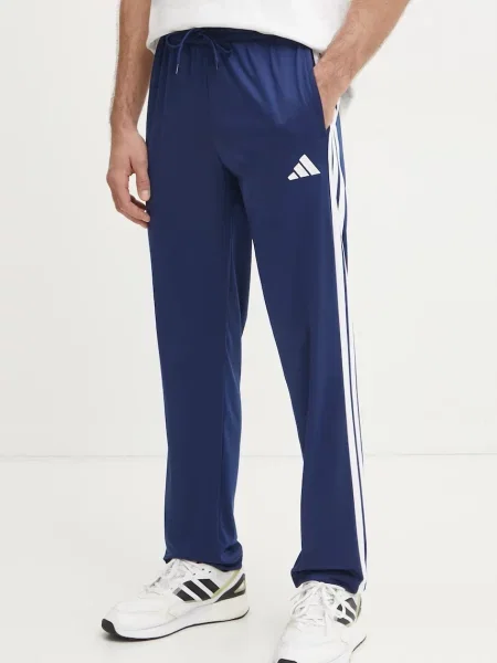 Adidas pantaloni de trening M 3S TR OH PT bleumarin cu imprimeu albastru
