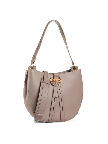 Geantă LOVE MOSCHINO gri