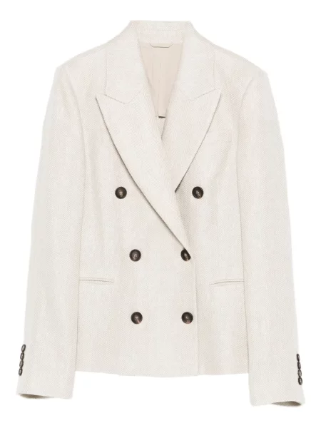 Sacou Brunello Cucinelli cu model herringbone