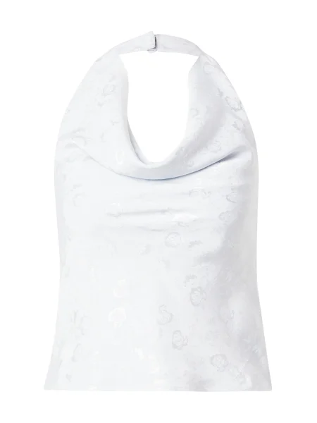 TOPSHOP Top pastel / argintiu albastru