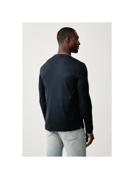 BOSS longsleeve H-Tenison niebieska