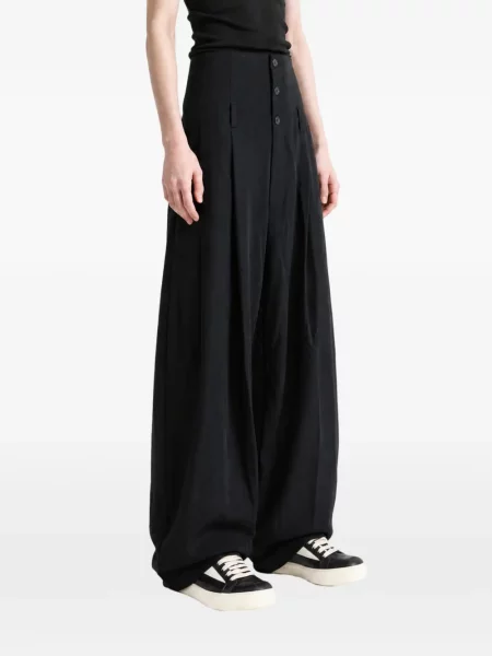 Παντελόνι Yohji Yamamoto με ψηλή μέση μαύρο