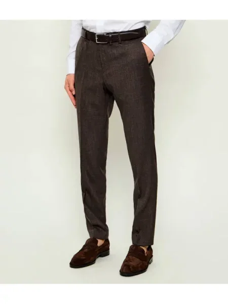 Costum Boss Black de lână negru