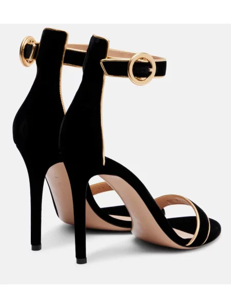 Sandale Gianvito Rossi din piele negru