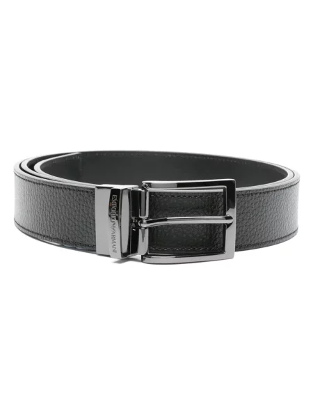 Curea Emporio Armani din piele negru
