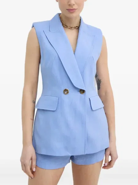 Top Luisa Spagnoli albastru